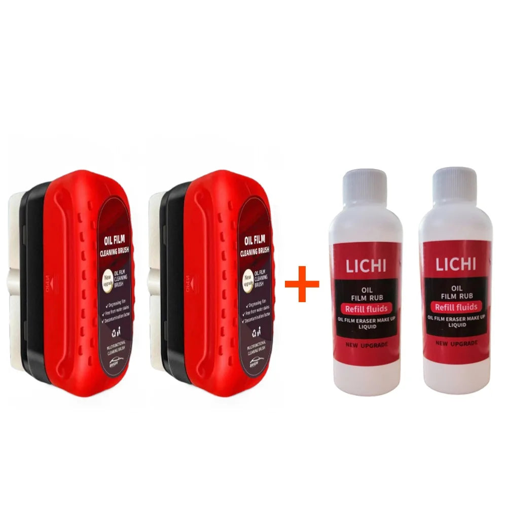120Ml Automotive Car Oil Film Cleaning Brush Car Glass Oil Film Cleaner Hydrophobic Windshield Oil Film Remover for Car Window
