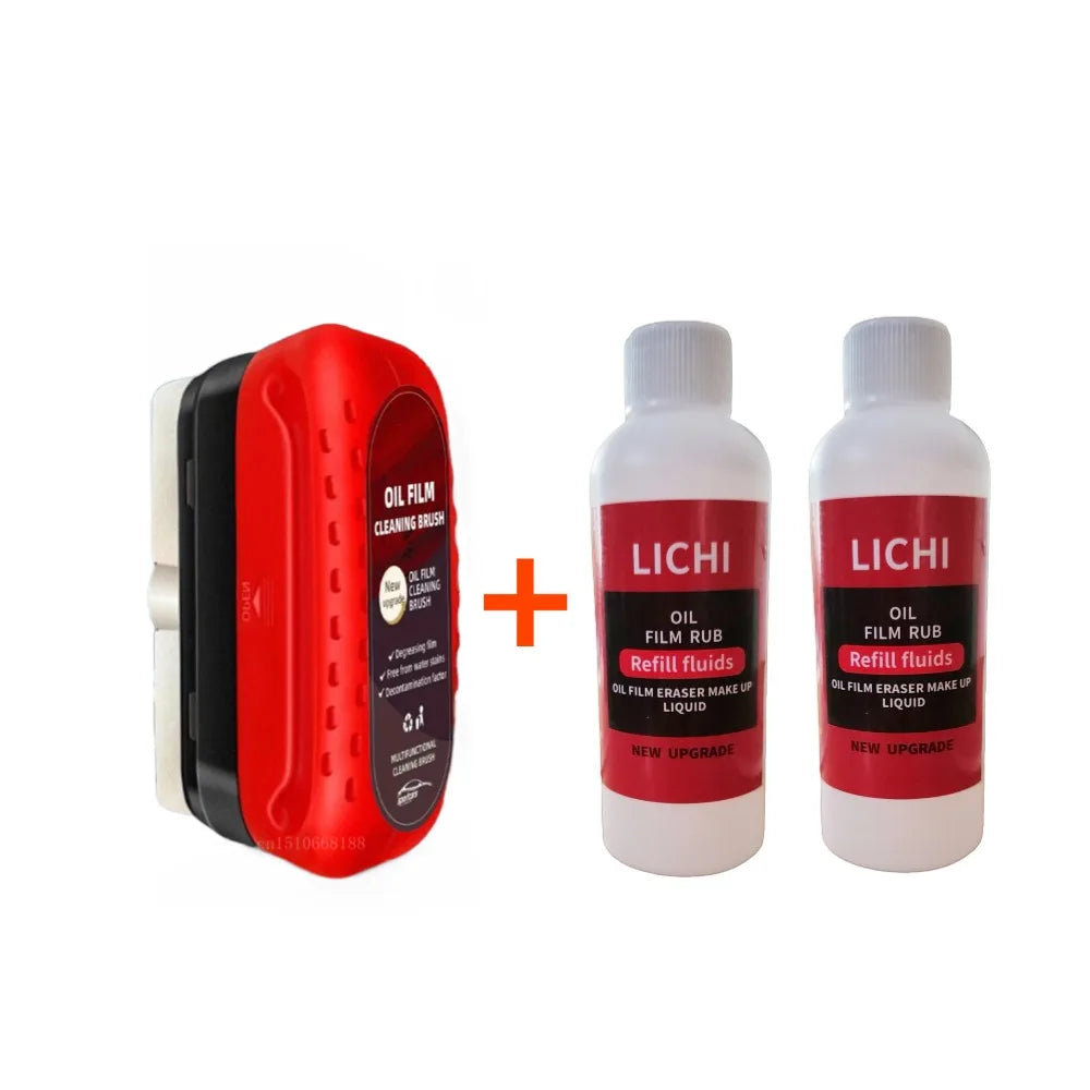 120Ml Automotive Car Oil Film Cleaning Brush Car Glass Oil Film Cleaner Hydrophobic Windshield Oil Film Remover for Car Window